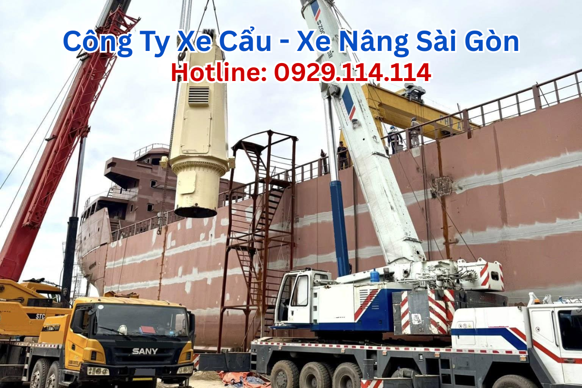 Giá thuê xe cẩu thùng tại TPHCM