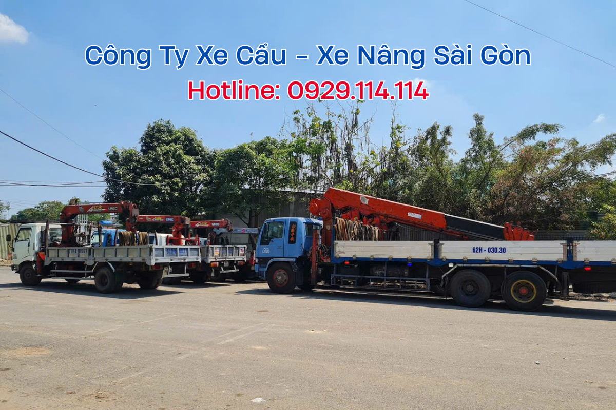 Cho Thuê Xe Tải Gắn Cẩu