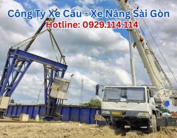Thuê xe cẩu Kato lắp dựng nhà xưởng Quận 7 Nhanh Chóng, An Toàn