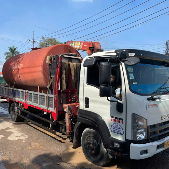 Cho thuê xe cẩu 5 tấn